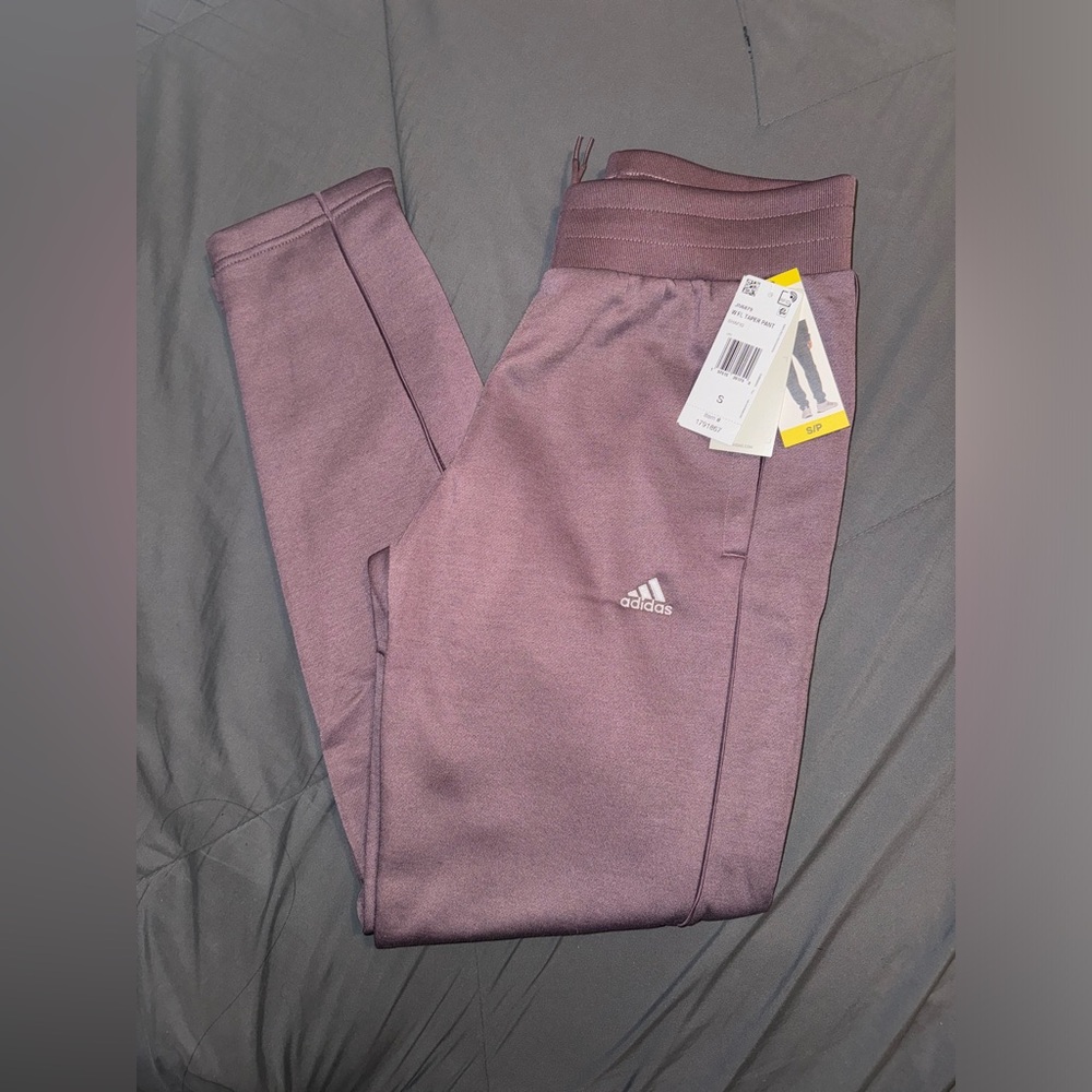 NEW ADIDAS Purple Sweatpants * Women’s SMALL